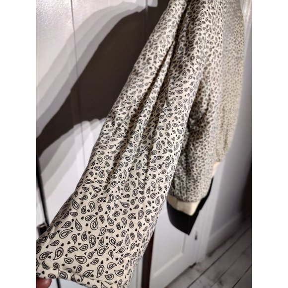 Pre-2000's  Quilted Paisley Reversible Sweater - Picture 7 of 8